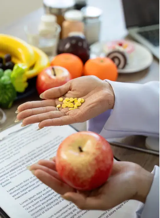 Nutritional support and supplements for holistic health.